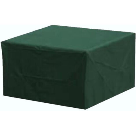 Housses de meubles de jardin, housse de meubles de patio 213D, housse de table de jardin housse de meubles en rotin robuste carrée, housse de table d'extérieur avec cordon coupe-vent (315  160  70cm)