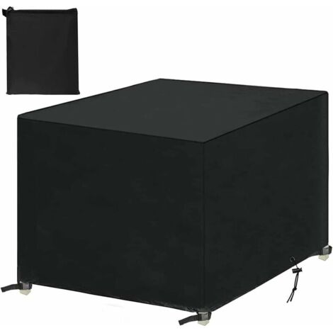 Housses de Meubles de Jardin, Housse Salon de Jardin Bache de Protection Table Extérieur Imperméable 420D Oxford Anti-UV Résistance au Vent Carré 140x140x90cm - RWJardin piscine  Mobilier de jardin et