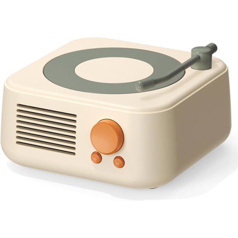 Enceinte Bluetooth rétro, enceinte portable sans fil, style classique à l'ancienne pour bureau, chambre à coucher, décoration d'intérieur, décoration