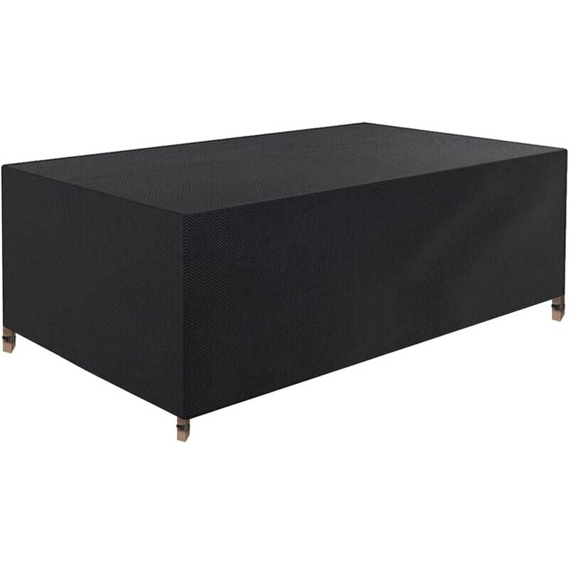 Housses de meubles de jardin Housses de meubles de jardin imperméables Tissu Oxford 420D Résistant aux intempéries Anti-UV Housses de table et de