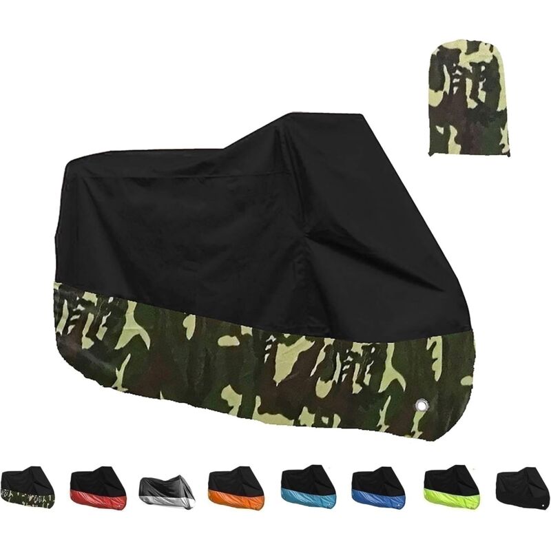 Housses de moto compatibles avec la housse de moto BMW R 1250 GS Adventure, housse de moto étanche Oxford 190T, housse de moto complète/extérieure en