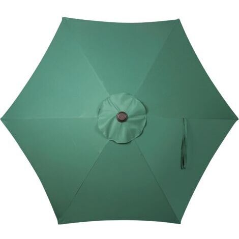 Housses de rechange pour parasol 3 mètres 6 bras Parasol de rechange pour auvent de jardin H
