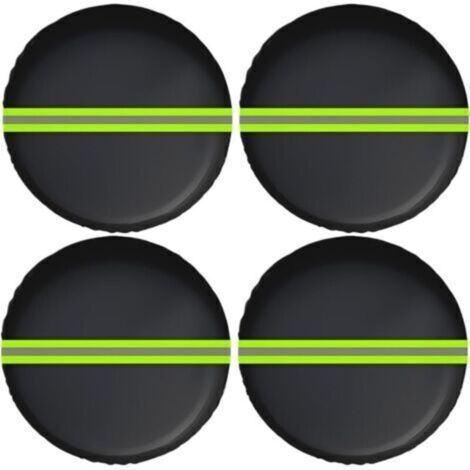 Housses de roue Protection de pneu coupe-vent, réfléchissante, imperméable et anti-poussière, pour voyage, maison, route, remorque, garage, camping, stationnement, camping-car en plein air 31-