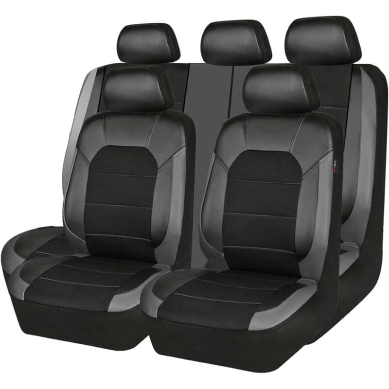 Housses de siège auto universelles pour Renault Scenic 3 Megane Sport Megane 2 Megane 3 Megane II Megane Scenic Accessoires de voiture Gris