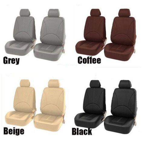 Housses de siège avant universelles en cuir PU pour voiture housse arrière de haute qualité protection intérieure automatique