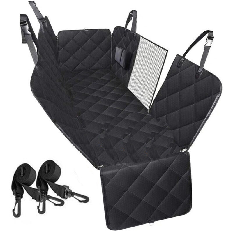Housses de Siège dauto pour Chien, Housse Protection de Siège darrière Tansport Chien en Voiture avec Fenêtre de Visualisation