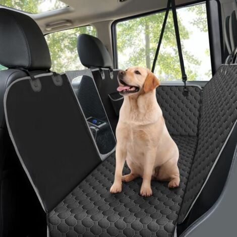 Housses de Siège d\'auto pour Chien, Housse Protection de Siège d\'arrière Tansport Chien en Voiture avec Fenêtre de Visualisation