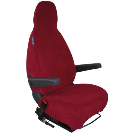 Housses De Siège éponge Coton Extensible Bordeaux