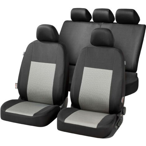 Housses de sièges Belmont noir/gris kit complet