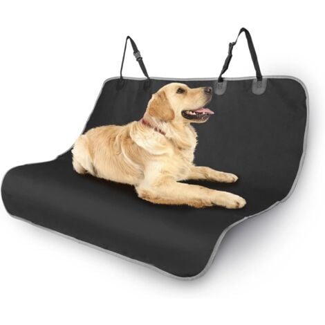 LAUWEXE Housses de sièges pour Chiens pour véhicules, Housses de sièges de Voiture Arrière Siège de Voiture en Tissu Oxford Imperméable Anti-Rayures et Antidérapant, Accessoires de Voiture SUV