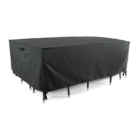 Housses de table et de chaise d'extérieur, housse pour ensemble de salle à manger d'extérieur, housse de meubles de terrasse imperméable, résistante pour l'hiver, carrée, 76L x 76W x 27H pouces