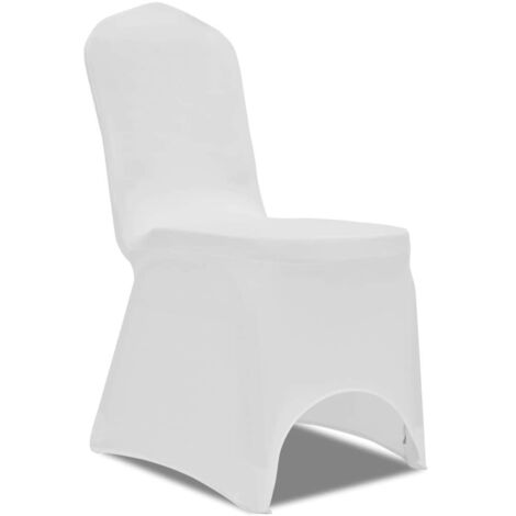 Housses élastiques de chaise Blanc 24 pcs CFW911221