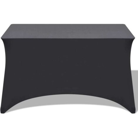 Housses extensibles pour table 2 pcs 120x60,5x74 cm Anthracite CFW955631