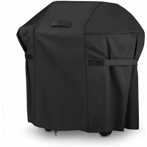 Housses pour Barbecue Housse de Barbecue étanche Couverture de Barbecue Coupe-Vent, indéchirable avec Sangles et Sac de Rangement 147cm61cm122cm