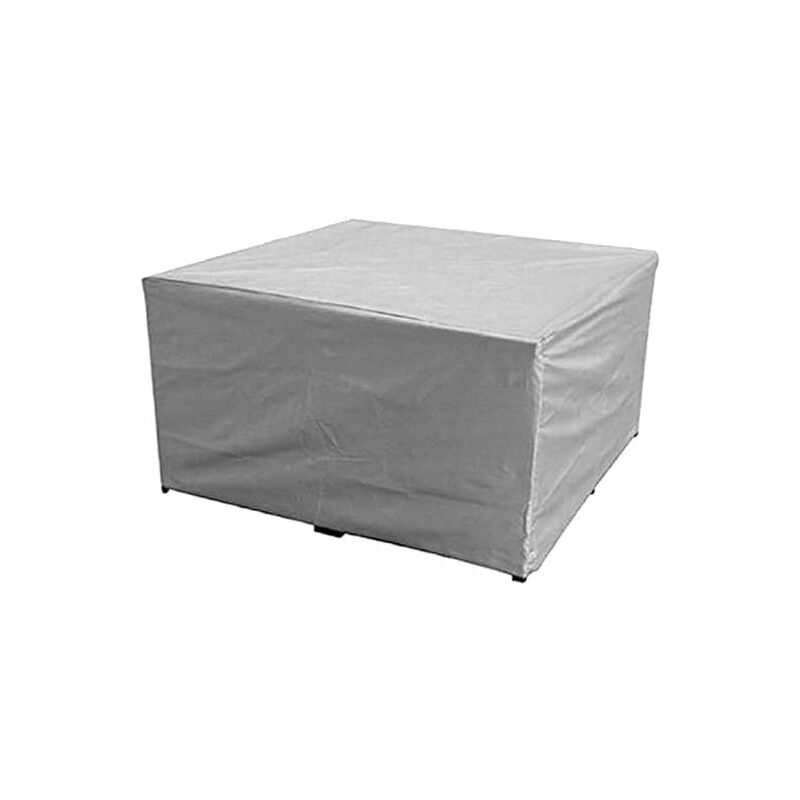 Housse de protection imperméable et résistante pour meubles de terrasse - Pour table carrée et chaises - 150 x 150 x 75 cm