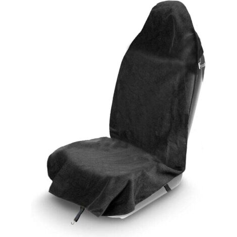 Housses universelles pour sièges avant de voiture - tapis doux et antidérapants doublés de polaire, adaptés aux sièges conducteur et passager (tissu).