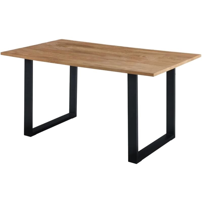 Mobilier Deco - hove - Table à manger rectangulaire couleur chêne