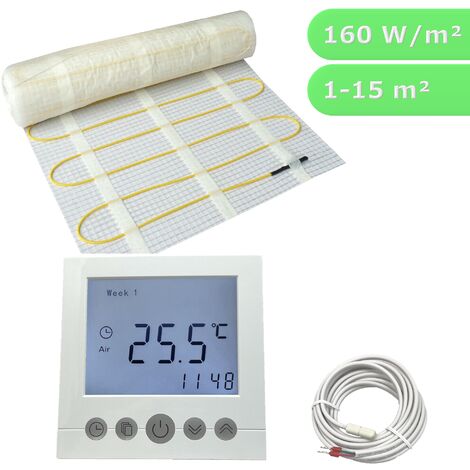 Digitaler Temperaturregler, LCD-Bildschirm Heizung Kühlung  Reptilienthermostat mit Sensorsonde, /