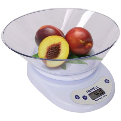 Howell ho. hbc673 bilancia da cuicna digitale, plastica, bianco