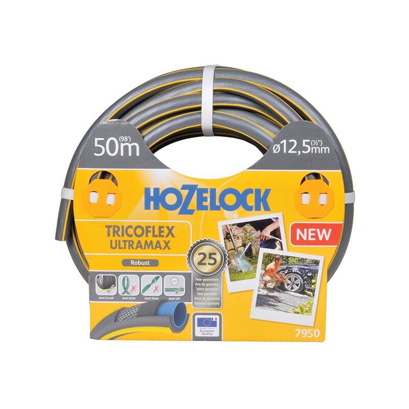 Hozelock 7950P0000 7950 Tricoflex Ultramax Anti-Crush Hose 50m HOZ7950