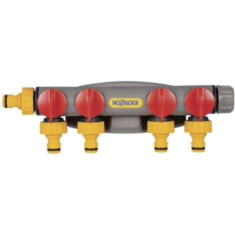hozelock 2150R0000 Terminale a 4 vie in PVC per giardino