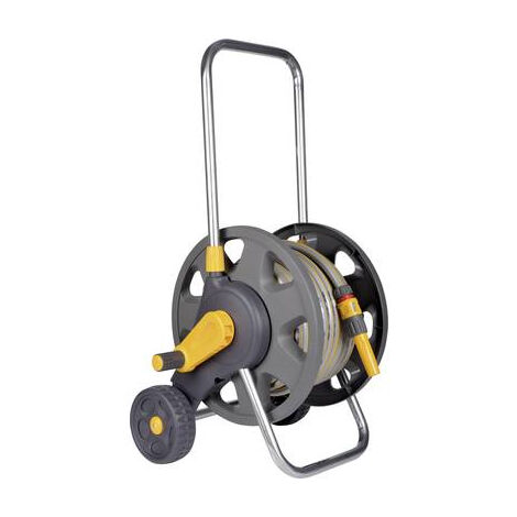 Hozelock 2432R3535 1 pc(s) gris, jaune Enrouleur de tuyau darrosage sur roues - gris, jaune