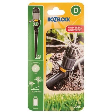 Hozelock 3 x 7005 0000 Easy Drip Universal Dripper Automatic Watering Garden