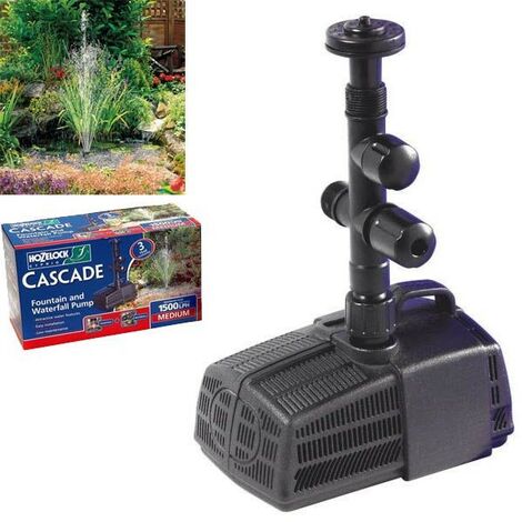 Hozelock 3354 Cascade 1500 Fountain & Waterfall Pond Pump