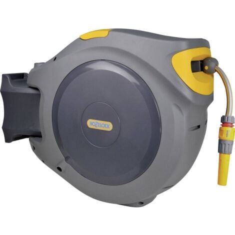 Hozelock Auto Reel 40 2595R0000 40 m 1 pz. Grigio, Giallo Avvolgitubo automatico da giardino