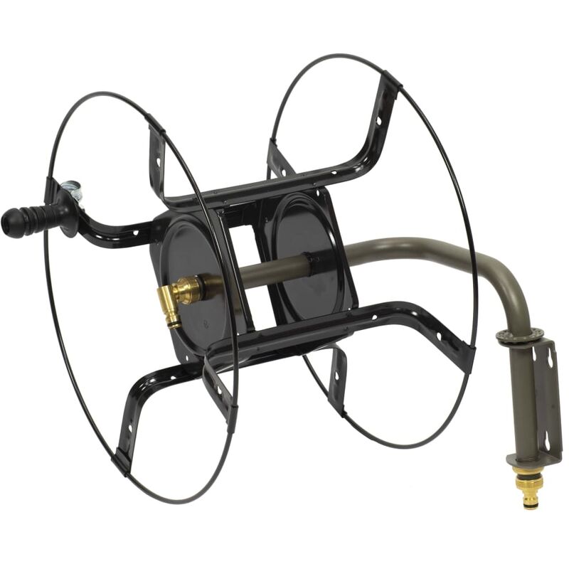 

Carrete de manguera de pared 85 m - Negro - Hozelock