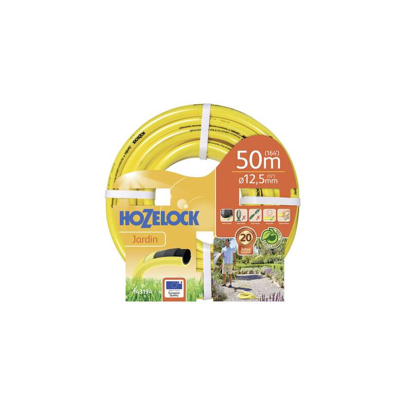 Jardin 143179 12.5 mm 1/2 pouce marchandise vendue au mètre jaune tuyau darrosage - Hozelock