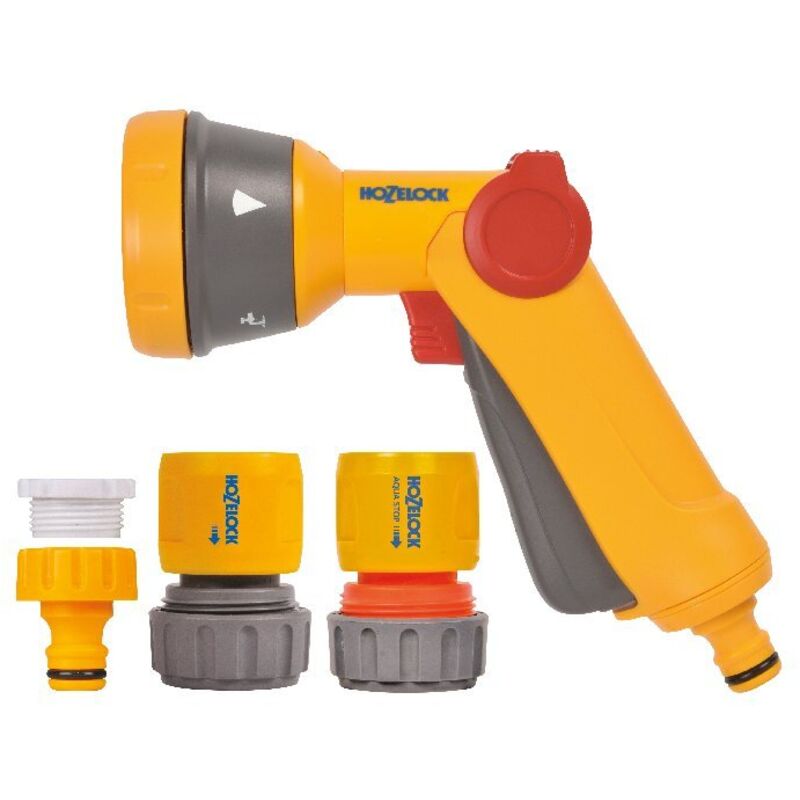 15-mm-mehrstrahl-spritzpistole 2022, Starter-set Zum Reinigen Und Bewässern Hozelock