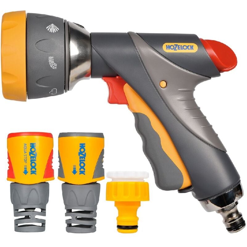 Kit de base de Pistolet d'arrosage Multi Spray pro + raccords plus Ø19mm - Hozelock