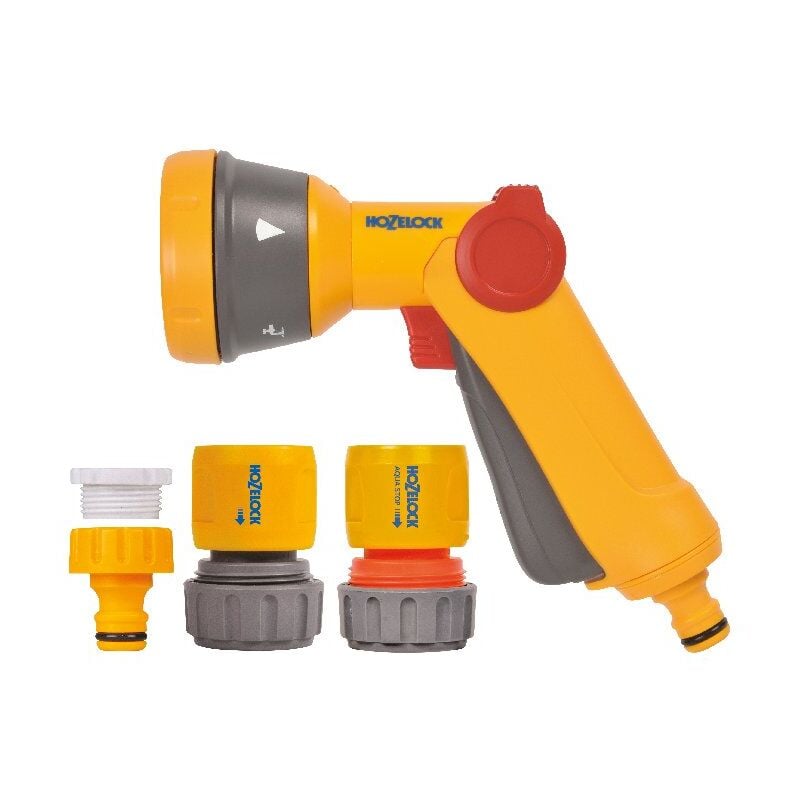 Kit de démarrage 19mm pistolet multi jets 2022 pour le nettoyage et l'arrosage - Hozelock