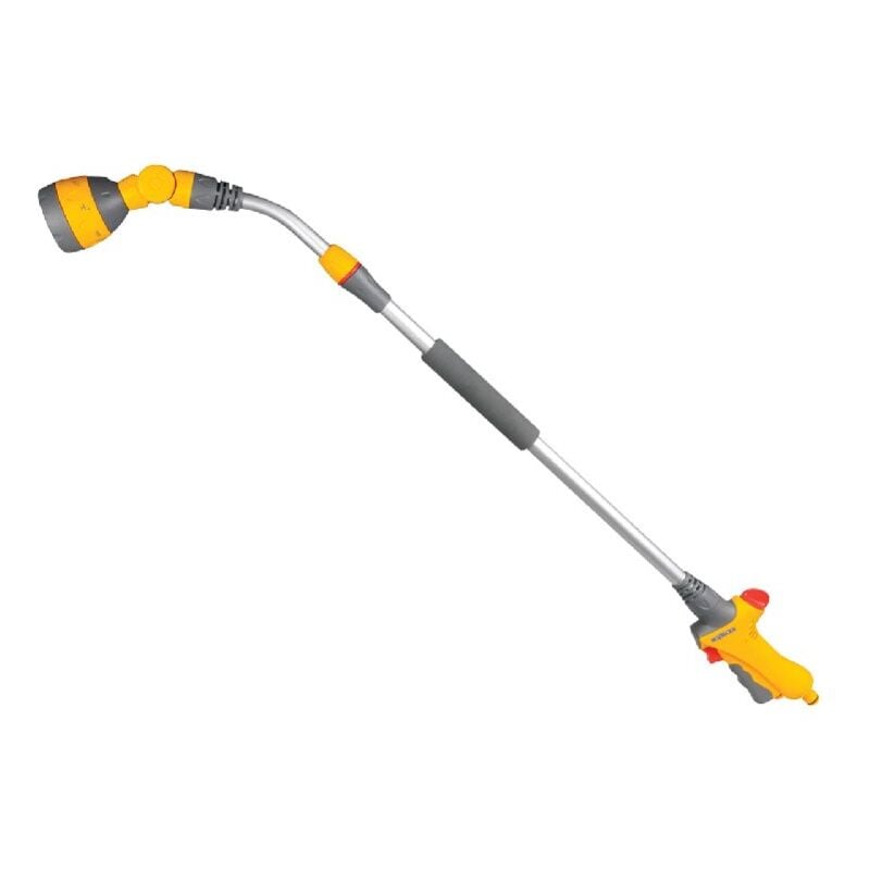 Lance d'arrosage télescopique Plus avec tête orientable et corp en métal 140cm - Hozelock