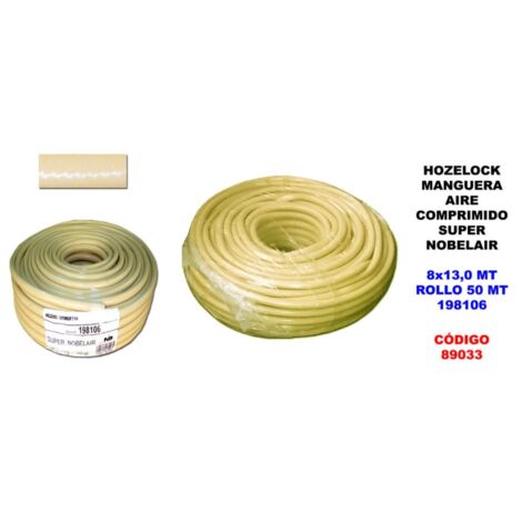 HOZELOCK Manguera de Aire Comprimido Hozelock 8x13mm Nobelaire 50m