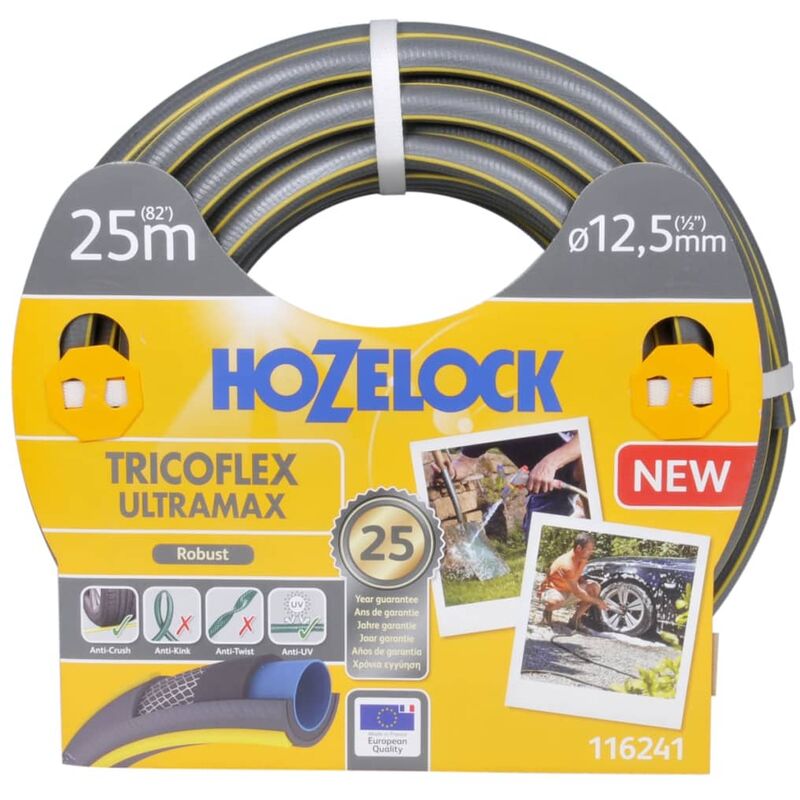 

Manguera de riego Tricoflex Ultramax 25 m - Gris - Hozelock