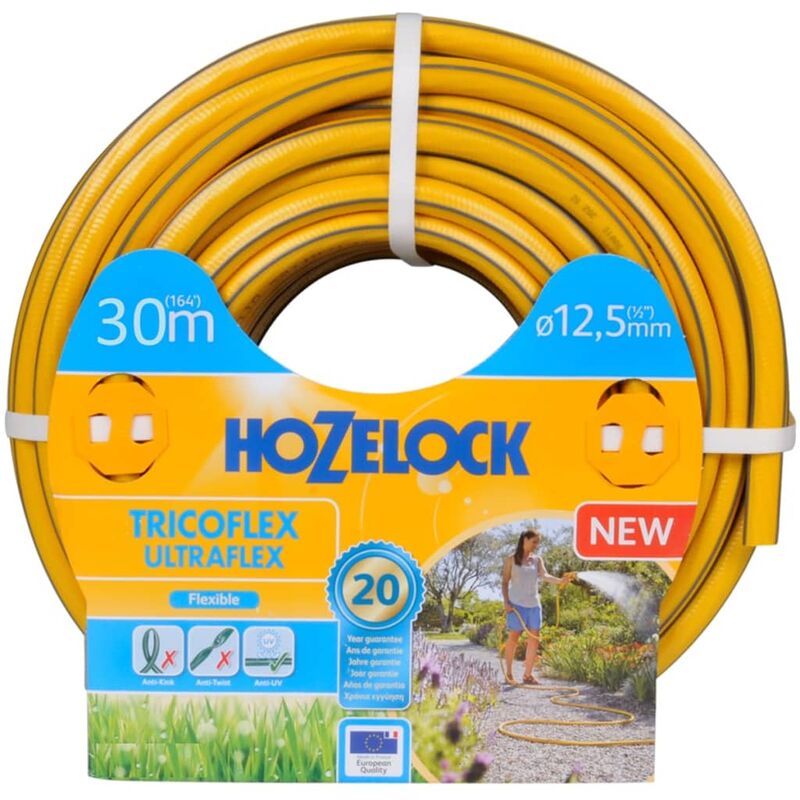 

Manguera de riego Tricoflex Ultraflex 30 m - Amarillo - Hozelock