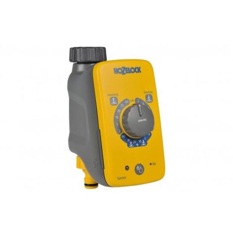 Hozelock – Programmateur arrosage électronique – Alimentation 2 piles AA – Raccords 21/26,5/33,3 mm – Fonction Water Now pour arrosage instantané