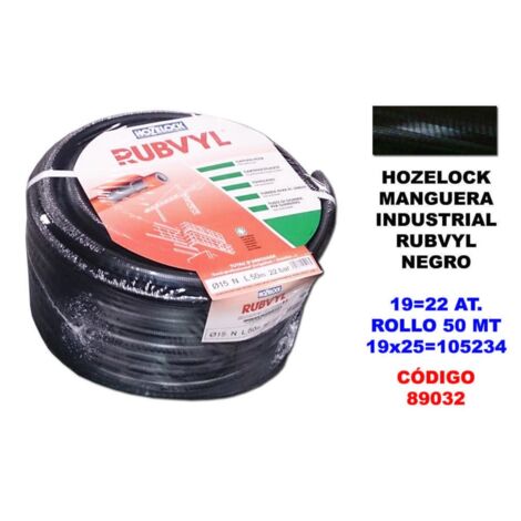 Hozelock Tuyau Industriel Rubyl Noir 50 m 1922AT.R M105234