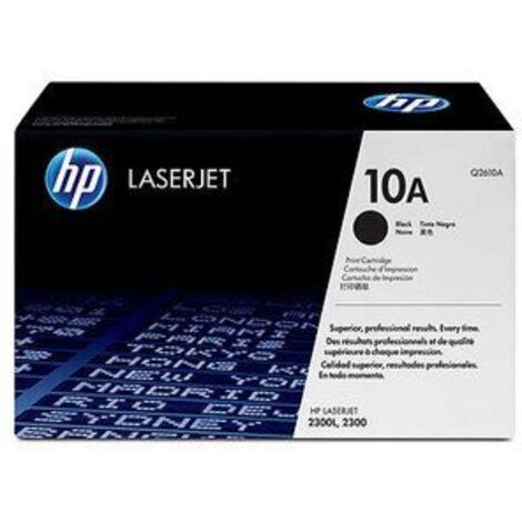 HP 10A Black Original LaserJet Toner Cartridge cartucho de tóner 1 pieza(s) Negro