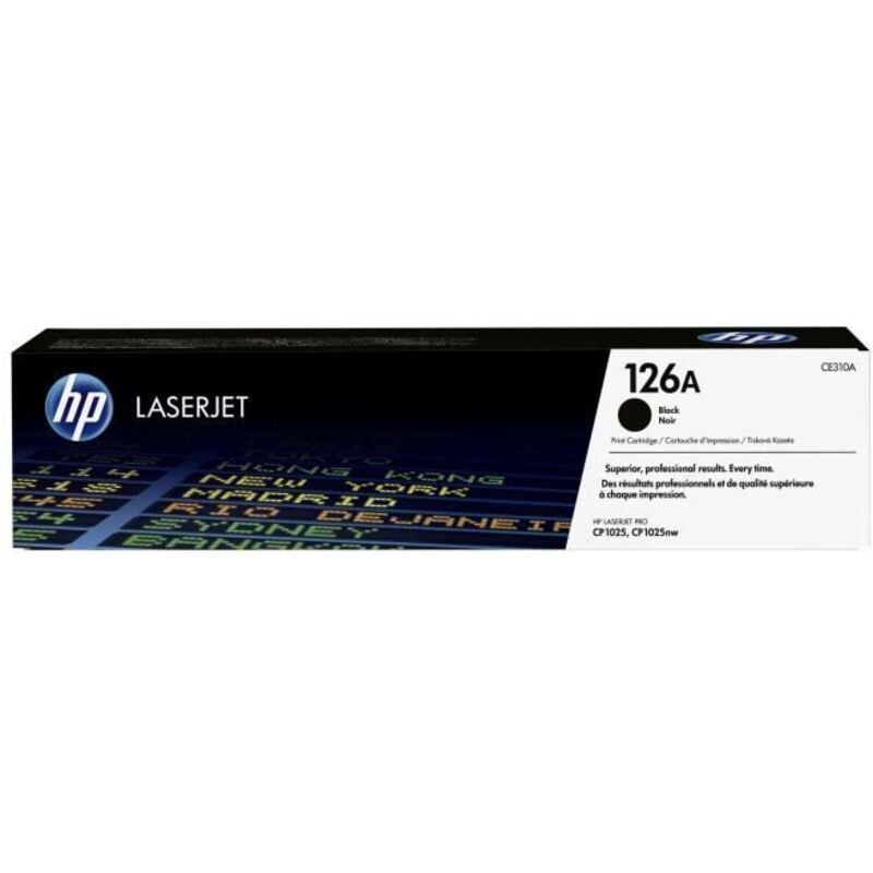 HP 126A Cartouche de Toner noir authentique (CE310A) pour HP LaserJet CP1025/LaserJet 100 MFP M175/LaserJet 200 MFP M275
