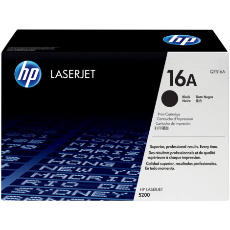 HP 16A Black Original LaserJet Toner Cartridge Cartouche de toner 1 pièce(s)