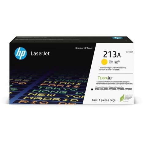 HP 213A Yellow Original LaserJet Toner Cartridge Cartouche de toner 1 pièce(s)