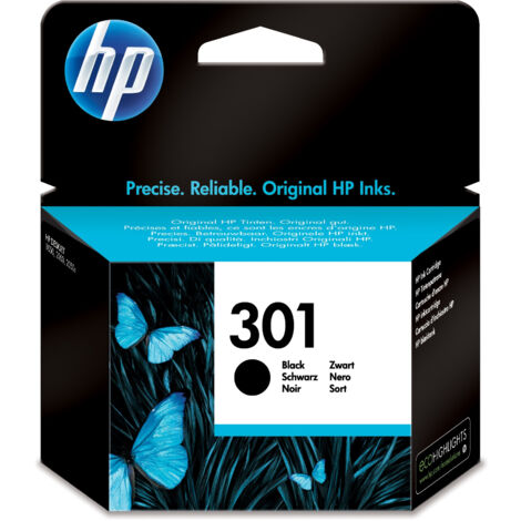 HP 301 cartouche d'encre noir authentique