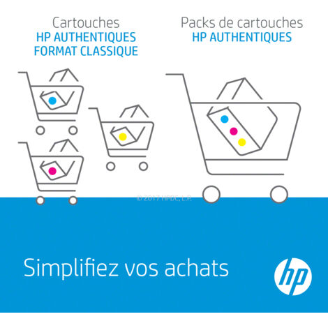 HP 301 cartouche d'encre trois couleurs authentique