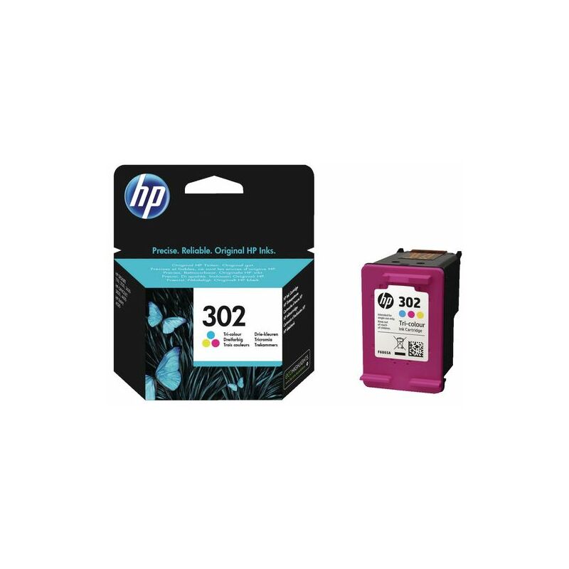 Hp 302 Ink Cartridge Tricolour - HPF6U65AE