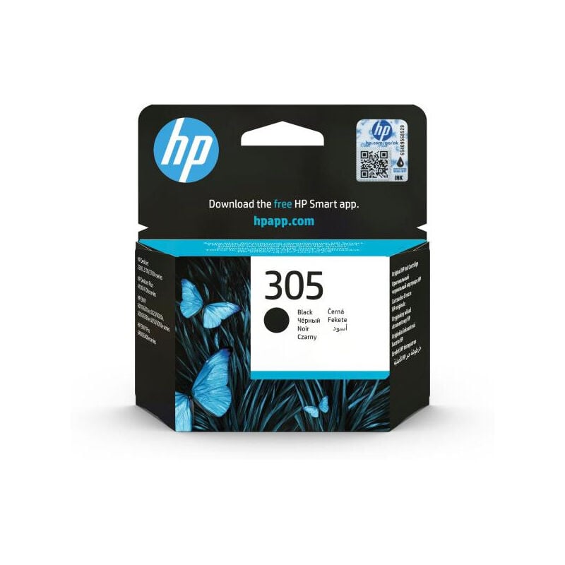 Sans Marque - hp 305 Cartouche d'encre noire authentique (3YM61AE) pour hp DeskJet 2300/2710/2720/Plus4100, hp Envy 6000/Pro 6400
