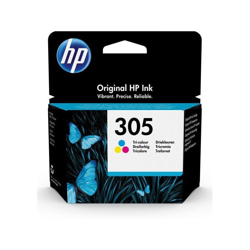 Sans Marque - Cartouche d'encre hp 305 authentique tricolore (3YM60AE) pour hp DeskJet 2300/2710/2720/Plus4100, hp Envy 6000/Pro 6400