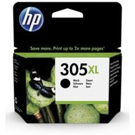HP 305XL Schwarz Original Druckerpatrone mit hoher Reichweite